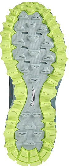 Кроссовки мужские Mizuno Wave Mujin 8 син-зел/св.гол/нео.лайм - Фото 2 большая