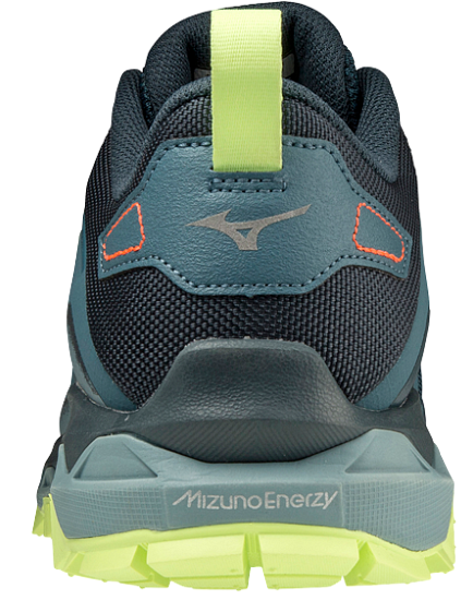 Кроссовки мужские Mizuno Wave Mujin 8 син-зел/св.гол/нео.лайм - Фото 5 большая