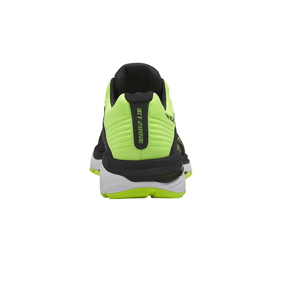 Кроссовки мужские ASICS GT-2000 6 Lite-Show Dark Grey/Dark Grey/Safety Yellow - Фото 6 большая
