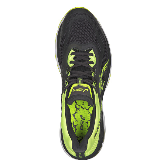 Кроссовки мужские ASICS GT-2000 6 Lite-Show Dark Grey/Dark Grey/Safety Yellow - Фото 7 большая