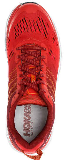 Кроссовки мужские Hoka Clifton 6 Poppy Red/Rio Red - Фото 4 большая