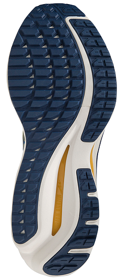 Кроссовки мужские Mizuno Wave Inspire 19 Snorkel blue/Pale Marigold/Estate Blue - Фото 5 большая