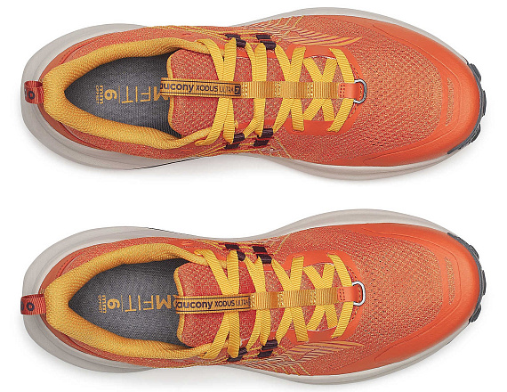 Кроссовки мужские Saucony Xodus Ultra 4 Amber/Autumn - Фото 5 большая