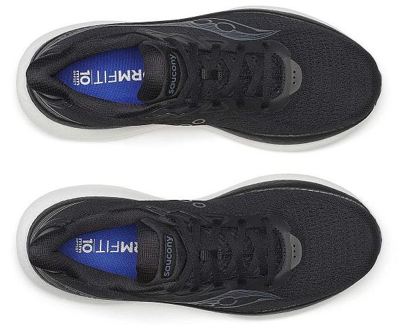 Кроссовки мужские Saucony Triumph 23 Black/White - Фото 5 большая