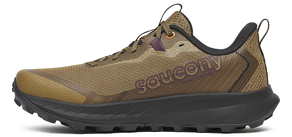Кроссовки мужские Saucony Peregrine 15 Kodiak/Black - Фото 3 большая