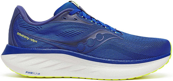 Кроссовки мужские Saucony Ride 18 Lapis/Citron - Фото 1 большая
