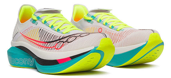 Кроссовки Saucony Endorphin Elite 2 White/Mutant - Фото 2 большая