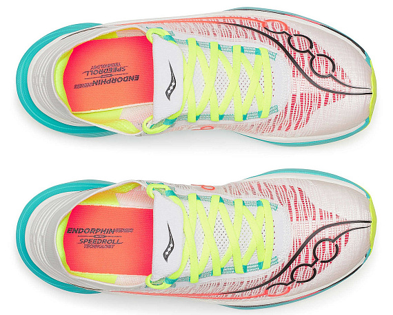 Кроссовки Saucony Endorphin Elite 2 White/Mutant - Фото 5 большая