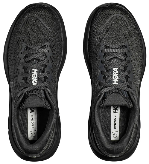 Кроссовки мужские Hoka Rincon 4 Black/Black - Фото 2 большая
