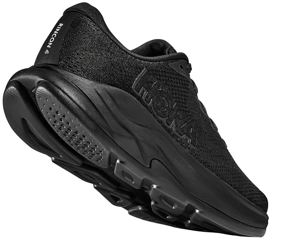 Кроссовки мужские Hoka Rincon 4 Black/Black - Фото 4 большая
