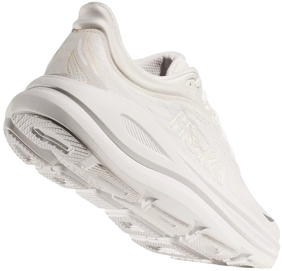 Кроссовки мужские Hoka Bondi 9 White/White - Фото 4 большая