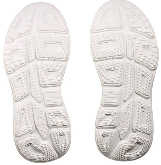 Кроссовки мужские Hoka Bondi 9 White/White - Фото 7 большая