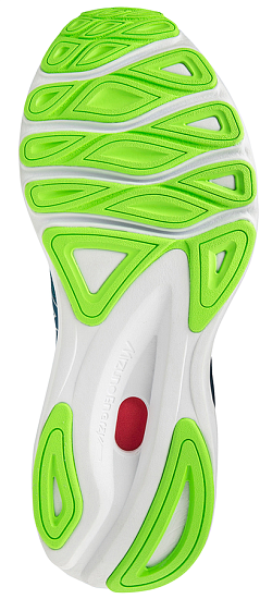 Кроссовки мужские Mizuno Wave Skyrise 3 Algiers Blue/White/Green Gecko - Фото 5 большая