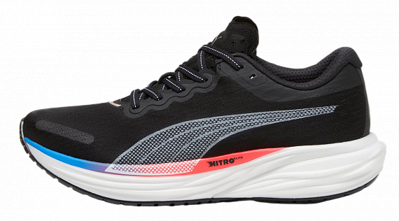 Кроссовки мужские Puma Deviate Nitro 2 Ultra Blue/Fire Orchid/Puma Black - Фото 1 большая