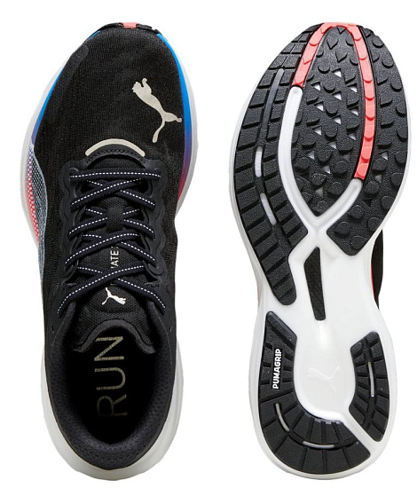 Кроссовки мужские Puma Deviate Nitro 2 Ultra Blue/Fire Orchid/Puma Black - Фото 9 большая
