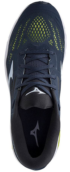 Кроссовки мужские Mizuno Wave Stream 2 Т.Сер/Св.Гол/Т.Сер - Фото 3 большая