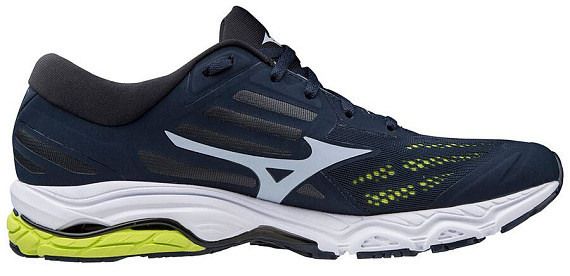 Кроссовки мужские Mizuno Wave Stream 2 Т.Сер/Св.Гол/Т.Сер - Фото 4 большая