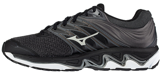 Кроссовки мужские Mizuno Wave Paradox 5 Т.Сер/Св.Сер/Желт - Фото 6 большая