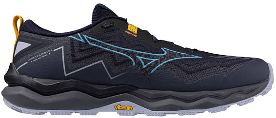 Кроссовки мужские Mizuno Wave Daichi 9 Gtx Baritone Blue/Capri Breeze/Ice - Фото 1 большая