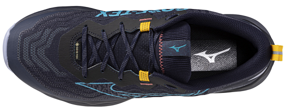 Кроссовки мужские Mizuno Wave Daichi 9 Gtx Baritone Blue/Capri Breeze/Ice - Фото 3 большая