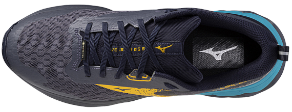 Кроссовки мужские Mizuno Wave Ibuki 5 Gtx Odyssey Gray/Citrus/Baritone B - Фото 5 большая