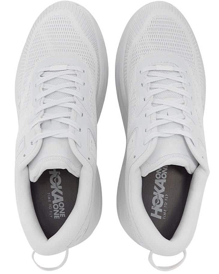 Кроссовки мужские Hoka Bondi 7 White/White - Фото 2 большая