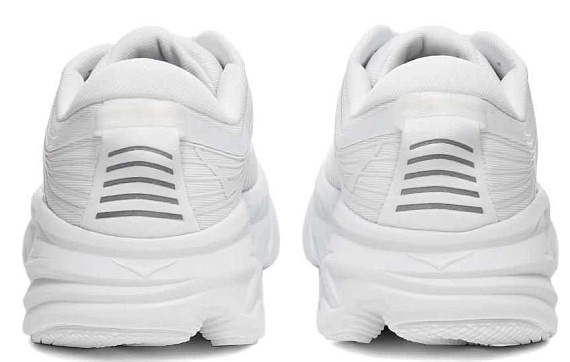 Кроссовки мужские Hoka Bondi 7 White/White - Фото 3 большая