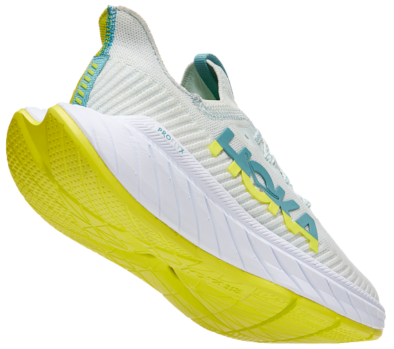 Кроссовки мужские Hoka Carbon X 3 Billowing Sail/Evening Primrose - Фото 3 большая