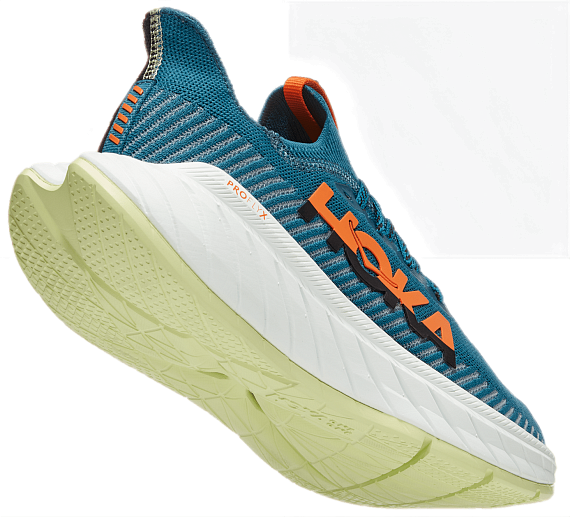 Кроссовки мужские Hoka Carbon X 3 Blue Coral/Black - Фото 3 большая