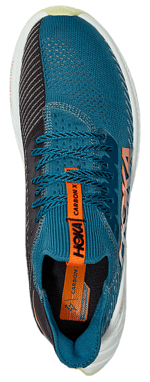 Кроссовки мужские Hoka Carbon X 3 Blue Coral/Black - Фото 5 большая
