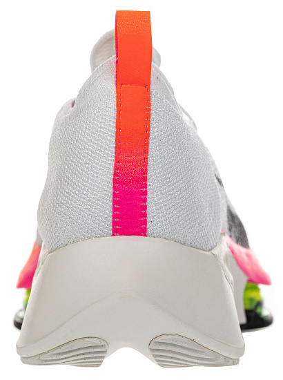 Кроссовки мужские Nike Air Zoom Tempo NEXT% Flyknit White/Washed Coral/Pink Blast/Black - Фото 3 большая