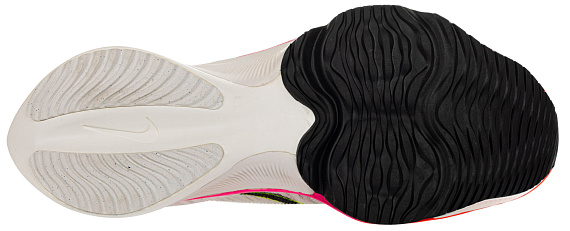 Кроссовки мужские Nike Air Zoom Tempo NEXT% Flyknit White/Washed Coral/Pink Blast/Black - Фото 4 большая