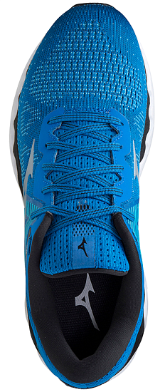Кроссовки мужские Mizuno Wave Horizon 5 син/сереб/чер - Фото 3 большая