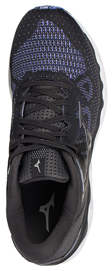 Кроссовки мужские Mizuno Wave Horizon 5 т.сер/сер/фиолет - Фото 2 большая