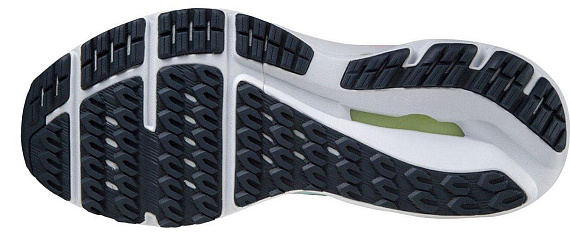 Кроссовки мужские Mizuno Wave Inspire 17 т.син-гол/св.сер/крас - Фото 4 большая