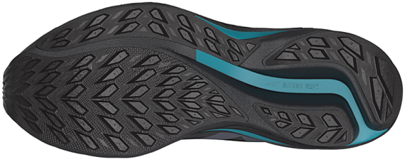 Кроссовки мужские Mizuno Wave Rider Gtx 3 Black Sand/Odyssey Gray/CapriB - Фото 5 большая