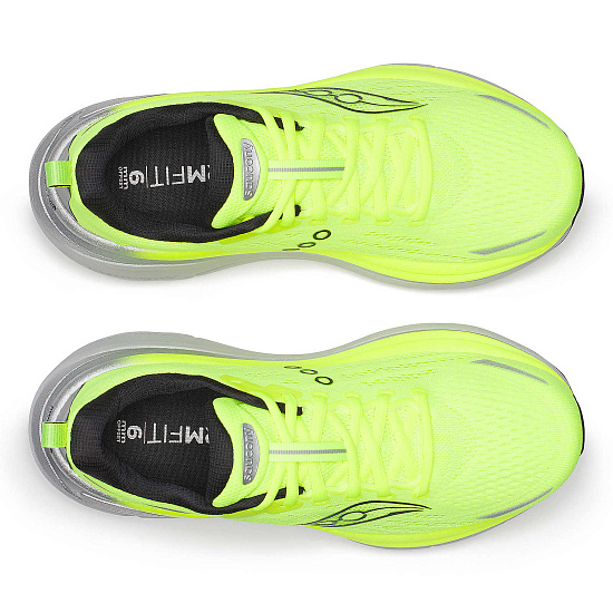 Кроссовки мужские Saucony Hurricane 25 Citron/Black - Фото 5 большая