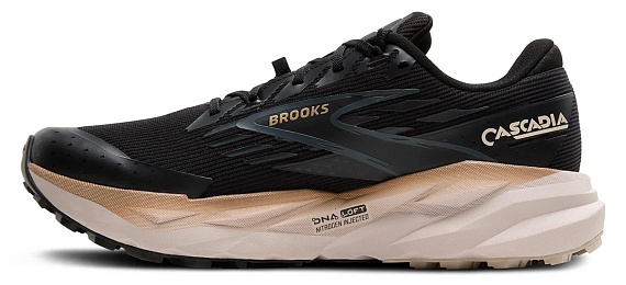 Кроссовки мужские Brooks Cascadia 19 Gtx Black/Ebony/Chateau Gray - Фото 2 большая
