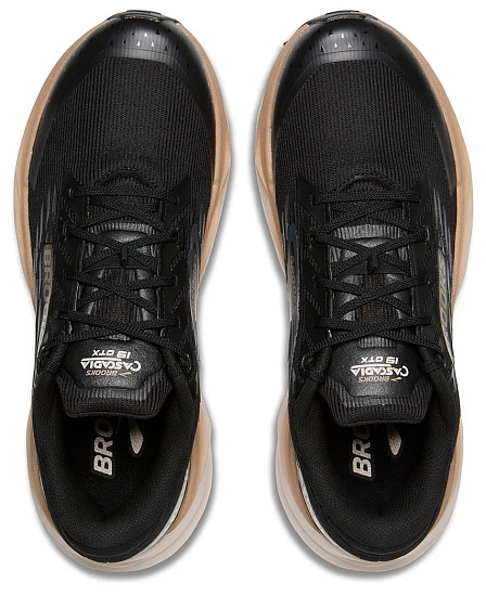 Кроссовки мужские Brooks Cascadia 19 Gtx Black/Ebony/Chateau Gray - Фото 5 большая