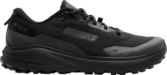 Кроссовки мужские Brooks Divide 6 Gtx Black/Black/Ebony - Фото 1 большая