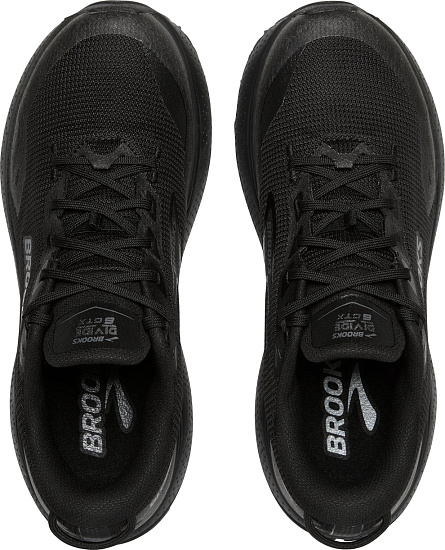 Кроссовки мужские Brooks Divide 6 Gtx Black/Black/Ebony - Фото 5 большая