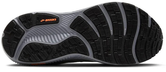 Кроссовки мужские Brooks Ghost 17 Gtx Smoke/Primer Grey/Orange - Фото 4 большая