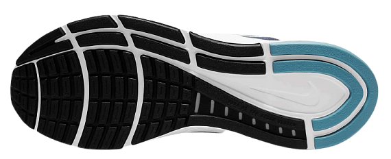 Кроссовки мужские Nike Air Zoom Structure 23 Midnight Navy/White-Cerulean - Фото 3 большая