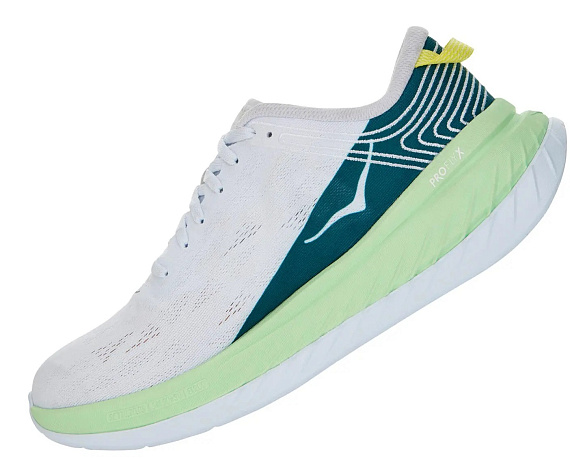 Кроссовки мужские Hoka Carbon X Green Ash/White - Фото 5 большая