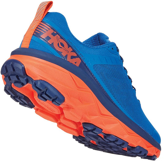 Кроссовки мужские Hoka Challenger ATR 5 Imperial Blue/Mandarin Red - Фото 6 большая