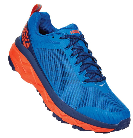 Кроссовки мужские Hoka Challenger ATR 5 Imperial Blue/Mandarin Red - Фото 7 большая