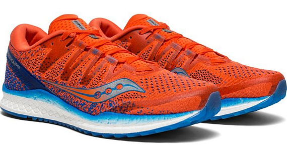 Кроссовки мужские Saucony Freedom Iso 2 Orange/Blue - Фото 5 большая