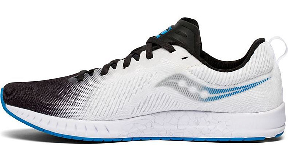 Кроссовки мужские Saucony Fastwitch 9 Black/White - Фото 5 большая