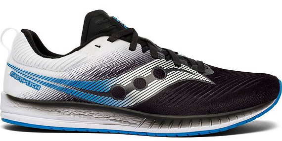 Кроссовки мужские Saucony Fastwitch 9 Black/White - Фото 1 большая