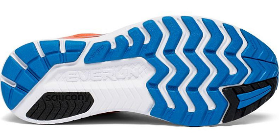 Кроссовки мужские Saucony Ride Iso Orange/Blue - Фото 2 большая